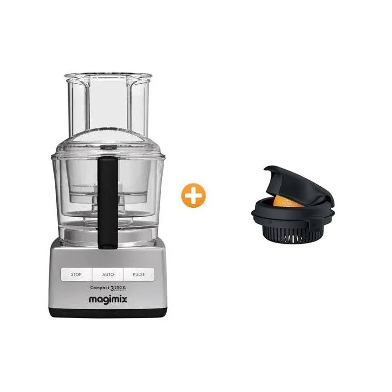 Ultima Occasione ROBOT DA CUCINA COMPACT 3200 XL CROMO MAT + SPREMIAGRUMI