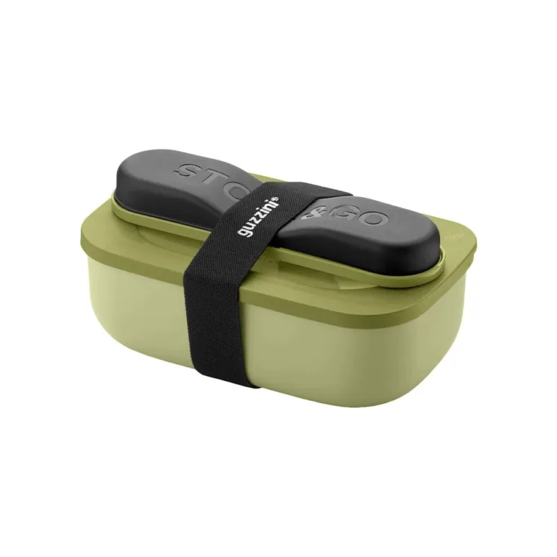 STORE&GO SET LUNCH BOX CON POSATE VERDE AVOCADO Offerta Limitata