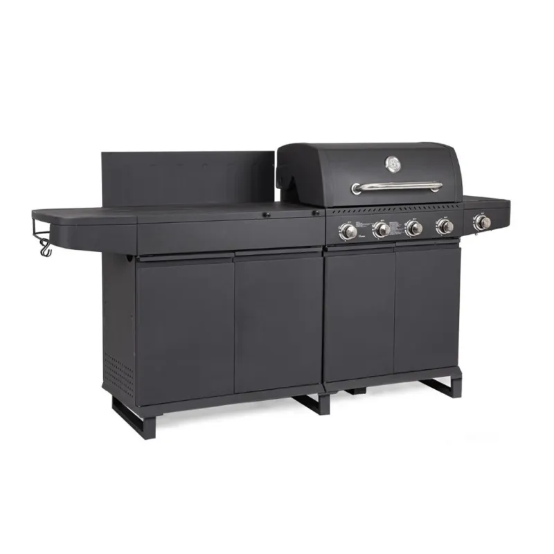 MERITA CUCINA A GAS DA ESTERNO ANTRACITE Occasione