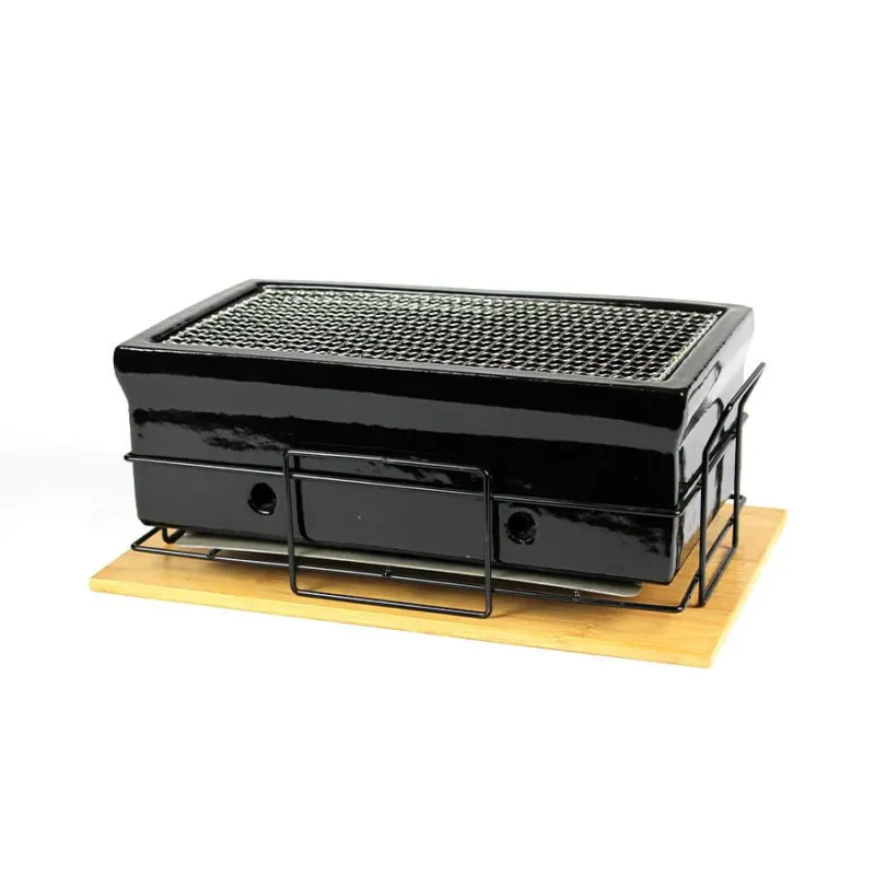 Ultime Pezzi SHICHIRIN BBQ DA TAVOLO RETTANGOLARE BLACK EDITION
