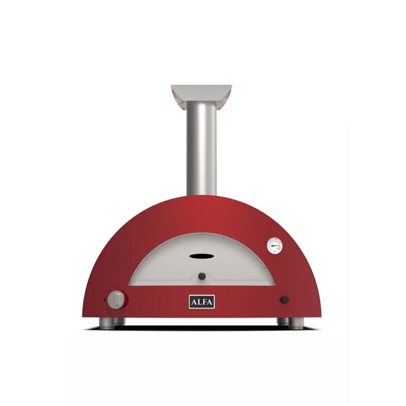 MODERNO FORNO 2 PIZZE A GAS ANTIQUE RED Quantità Limitata