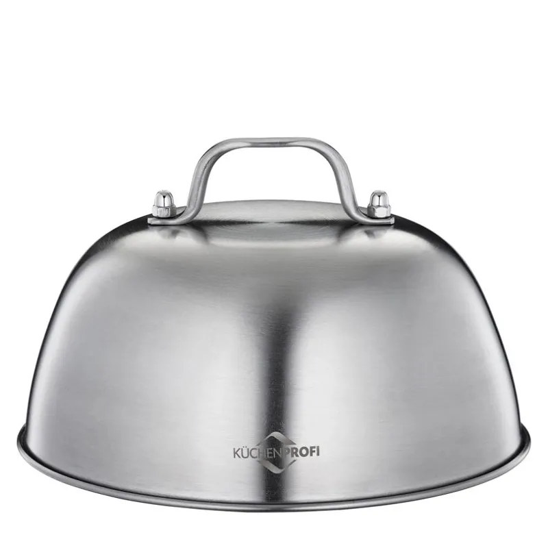 CAMPANA BBQ INOX PER HAMBURGER BBQ 16 CM Prezzo Di Fabbrica