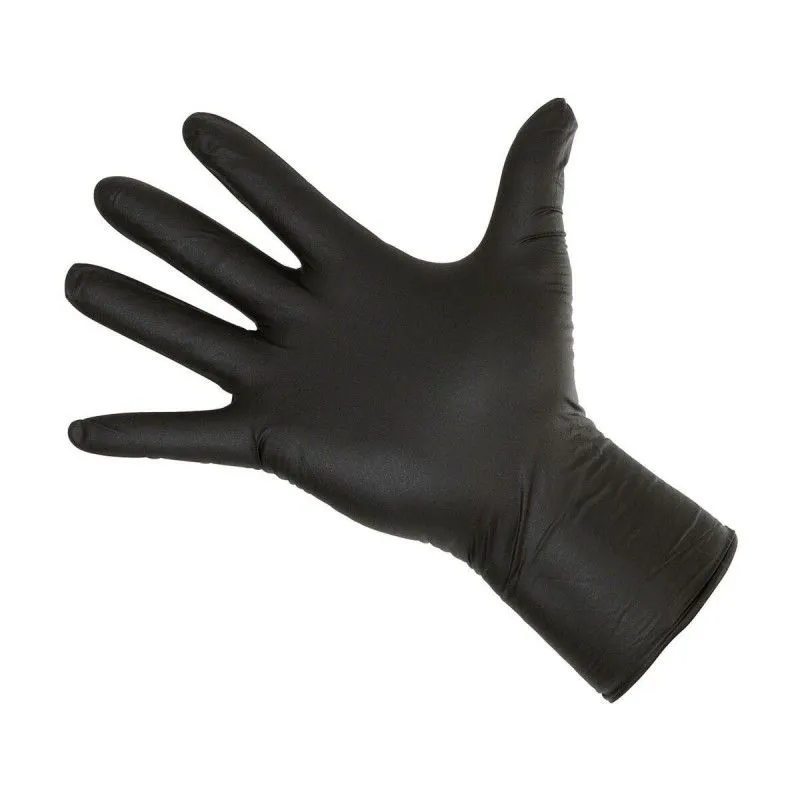 FACTORY GUANTI NITRILE 100 PZ NERO L Prezzo Basso