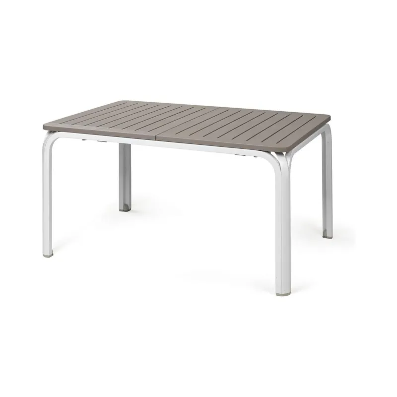 ALLORO TAVOLO ESTENSIBILE 140/210 BIANCO TORTORA Offerta Lampo