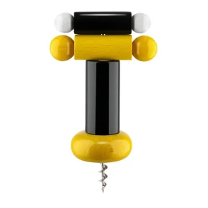 Alessi 100 Values Collection Cavatappi in legno di faggio - nero Di Tendenza