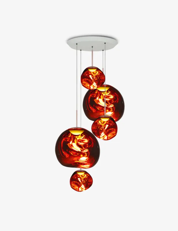 Reso Gratuito Tom Dixon Sistema di Sospensione Circolare Melt LED EU