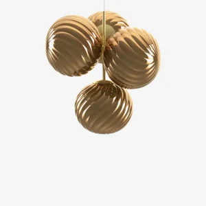Tom Dixon Whirl Chandelier Small Led Cb Lampada da Soffitto Prezzo Di Fabbrica