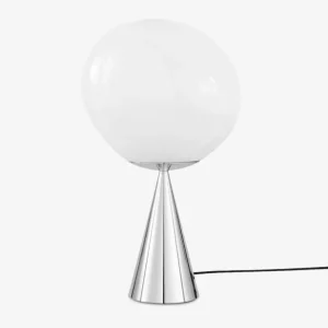 Tom Dixon Melt Cone Fat Opal/Silver Led Un Lampada Da Tavolo Affare