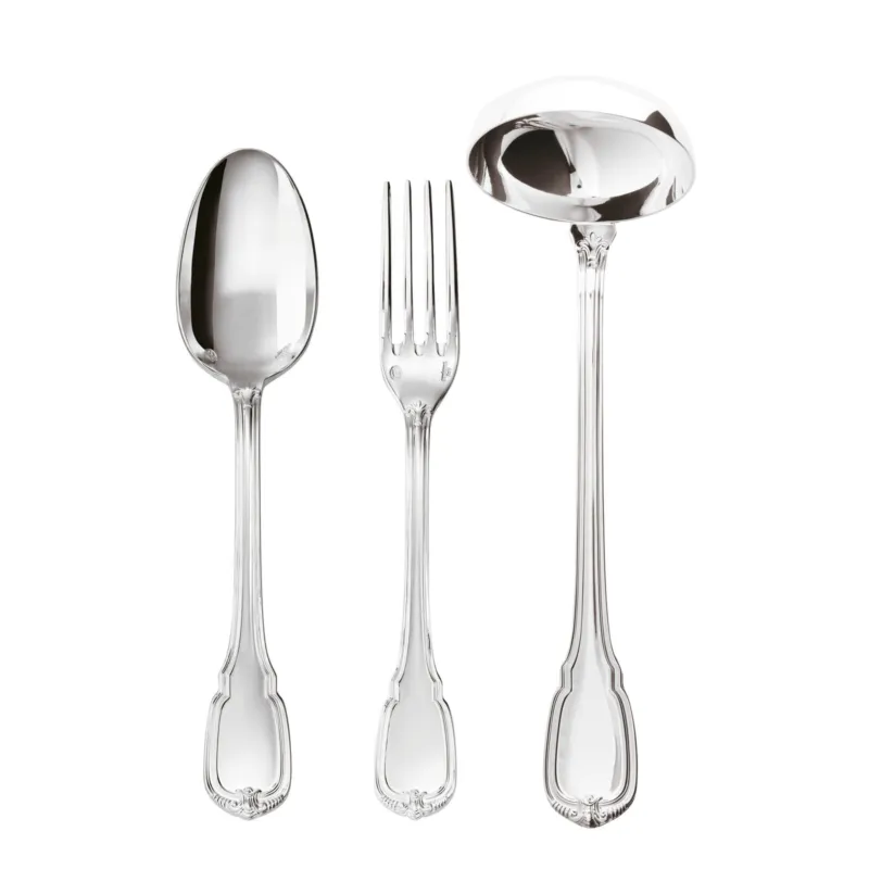 Saint Bonnet EPNS Set 3 posate servire, Manico Cavo Orfèvre Promozione Esclusiva
