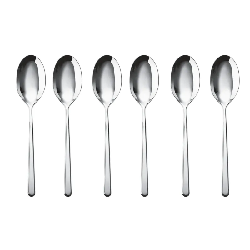 Nuovo Arrivo Linear Set 6 cucchiaini caffè espresso