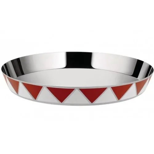 Alessi - Vassoio rotondo Circus Acciaio MW56 Promozione Esclusiva