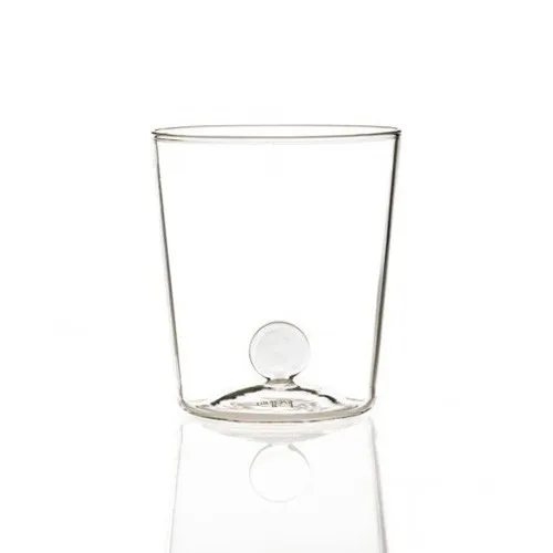 Livellara Milano - Set 6 Bicchieri Acqua Bottone Tumbler Clear 72017001 Occasione Imperdibile