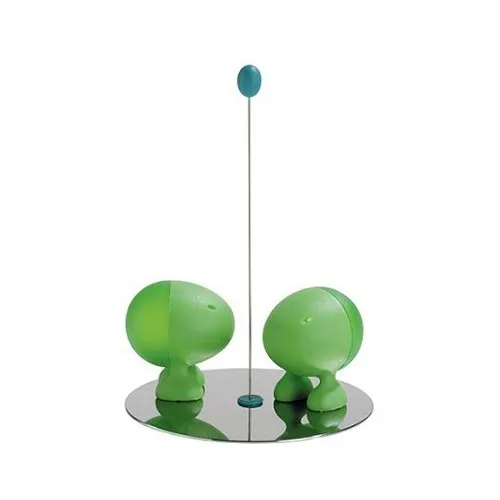 Offerta Limitata Alessi - Servizio per sale e pepe Verde Lilliput ASG02 GR