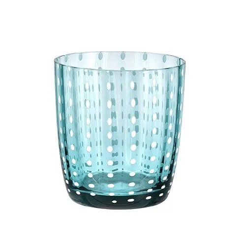 Quantità Limitata Livellara Milano - Set 6 Bicchieri Acqua Tumbler Carnival Lakegreen 720LS0919