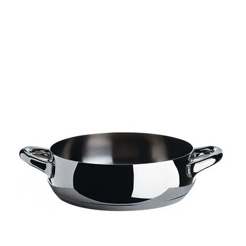 Solo Oggi Alessi - Casseruola bassa a due manici Acciaio Mami SG102/24