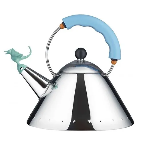 Offerta Speciale Alessi - Bollitore Acciaio Azzurro Tea Rex 9093REXLAZ