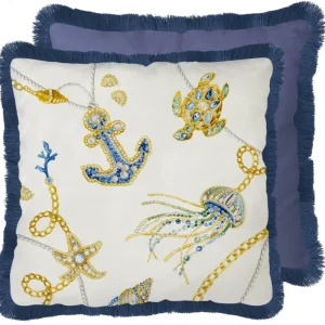 Baci Milano - Cuscino 60x60 Portofino Blu Offerta Limitata
