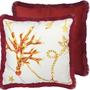 Baci Milano - Cuscino 45x45 Portofino Rosso Soddisfatti O Rimborsati