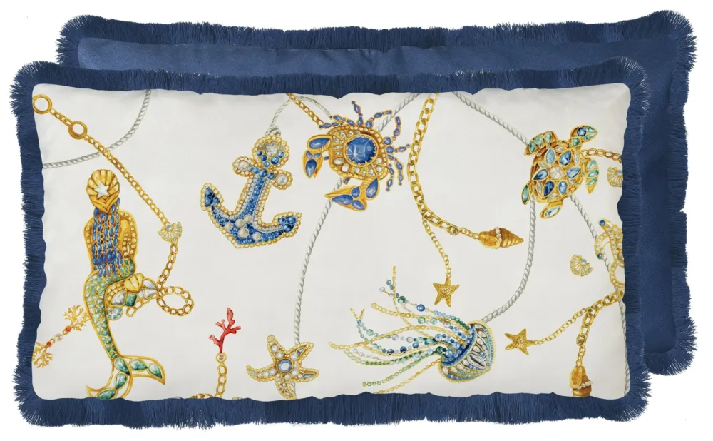 Baci Milano - Cuscino 40x70 Portofino Blu Solo Oggi