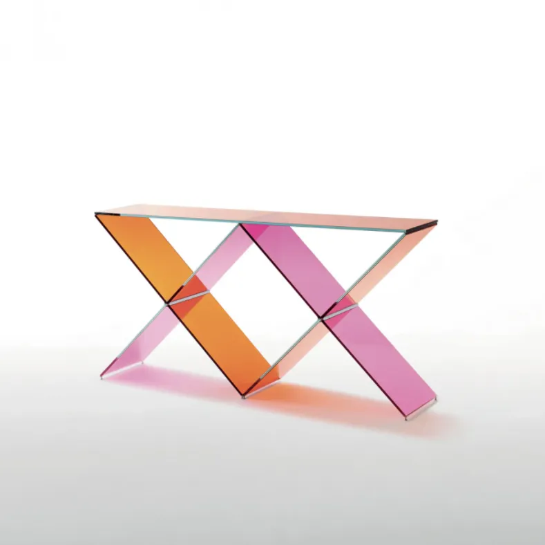 Glas Italia - Consolle XX Rosa e Arancio XX03 Affare