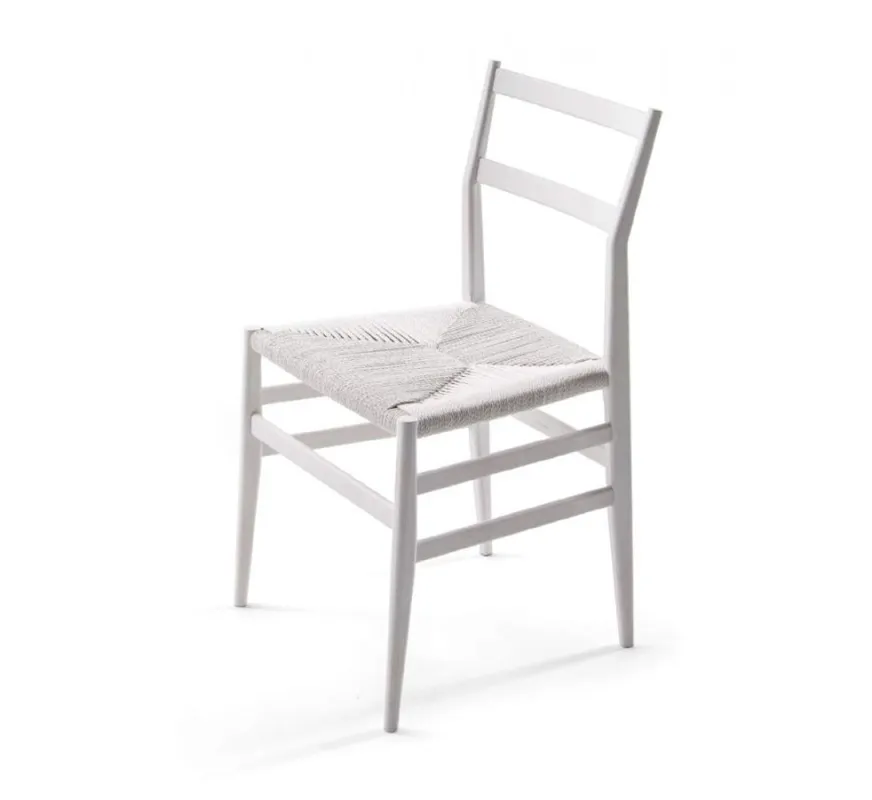 Offerta Lampo Cassina - Sedia Bianca Leggera 646 23