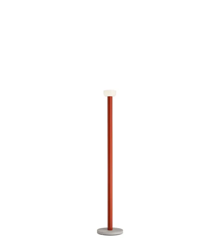 Saldi Flos - Lampada da terra Bellhop Floor Rosso Mattone F1070075