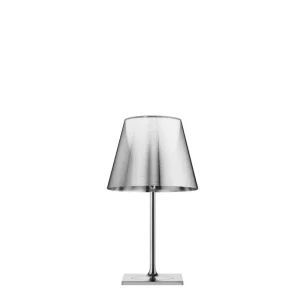 Flos - Lampada da tavolo K-Tribe T2 Argento Alluminato F6303004 Pagamento Sicuro