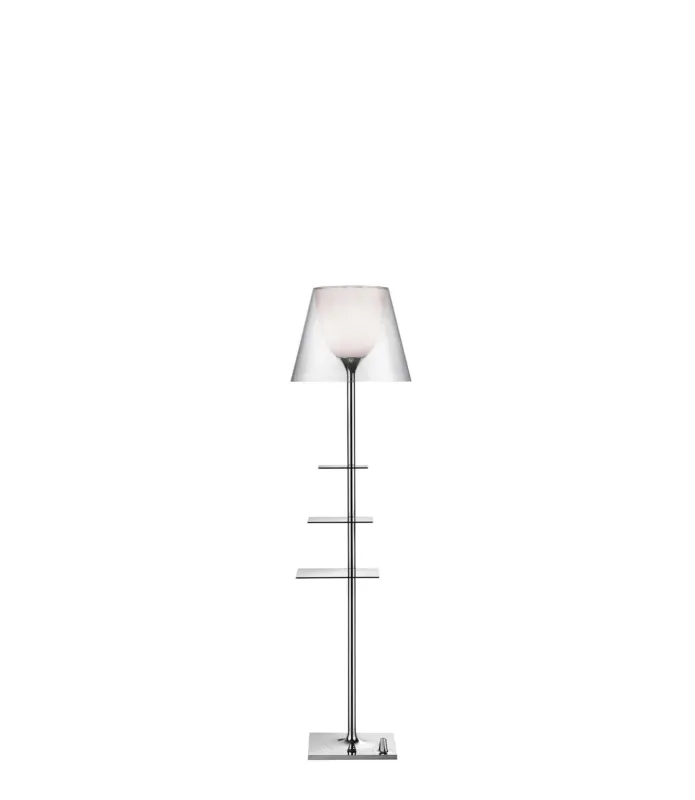 Flos - Lampada da terra Bibliotheque Nationale Argento F1011004 Nuovo Arrivo