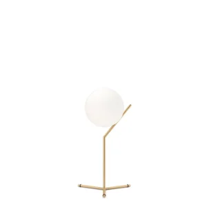 Flos - Lampada da tavolo Ic Lights T1 High Ottone Spazzolato F3170059 Prezzo Di Fabbrica