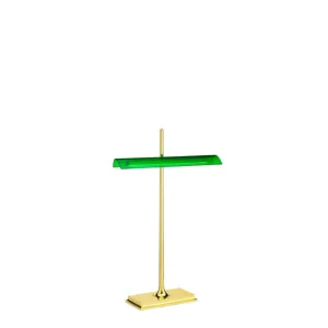 Quantità Limitata Flos - Lampada da tavolo Goldman Ottone/Verde F3440044