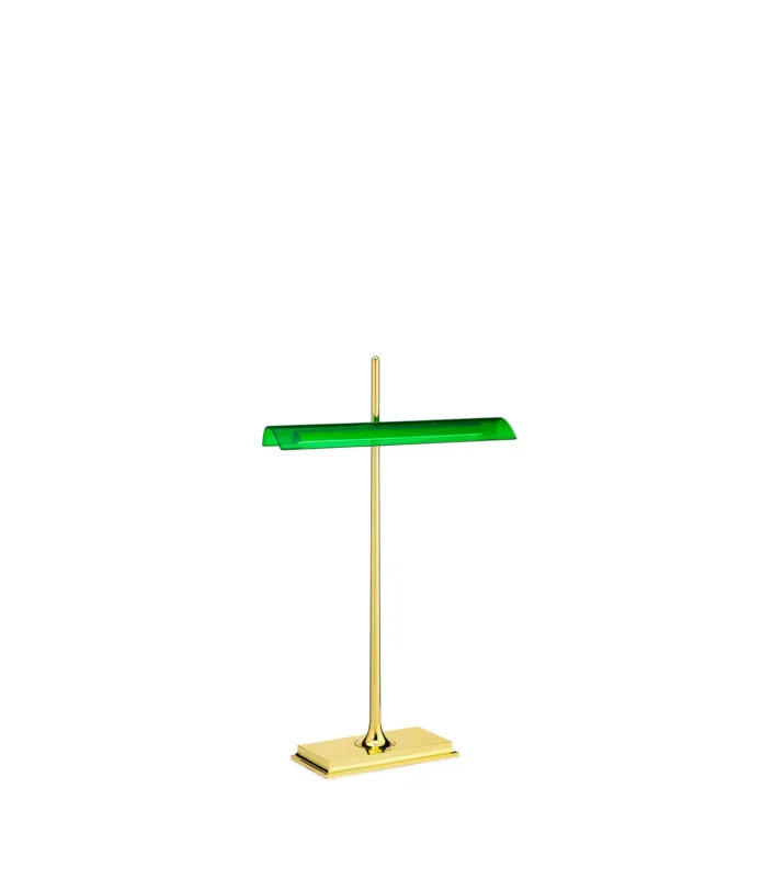 Quantità Limitata Flos - Lampada da tavolo Goldman Ottone/Verde F3440044