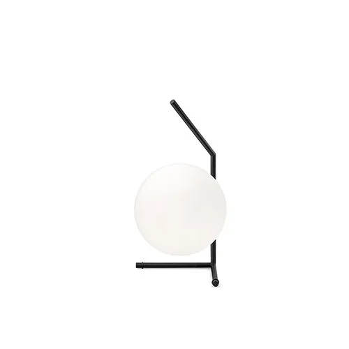 Flos - Lampada da tavolo Ic Lights Table 1 Low Nero F3171030 Offerta Speciale