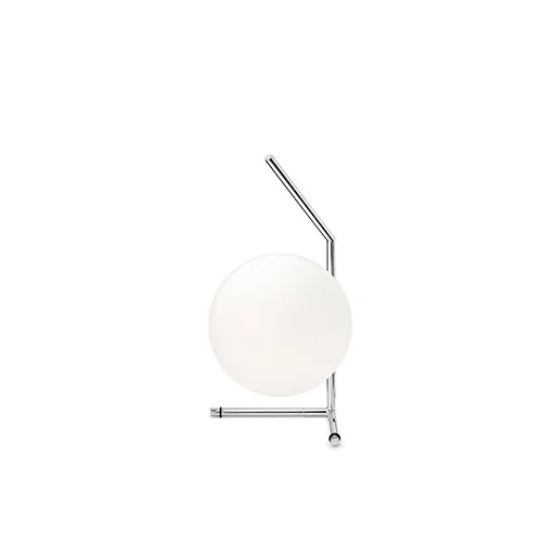 Saldi Flos - Lampada da tavolo Ic Lights Table 1 Low Cromo F3171057