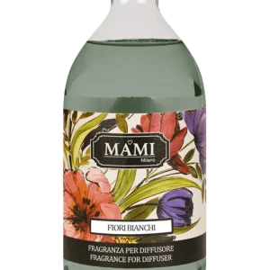 MAMI Milano - Ricarica 500 ml Fiori Bianchi GI-REF.01 Soddisfatti O Rimborsati