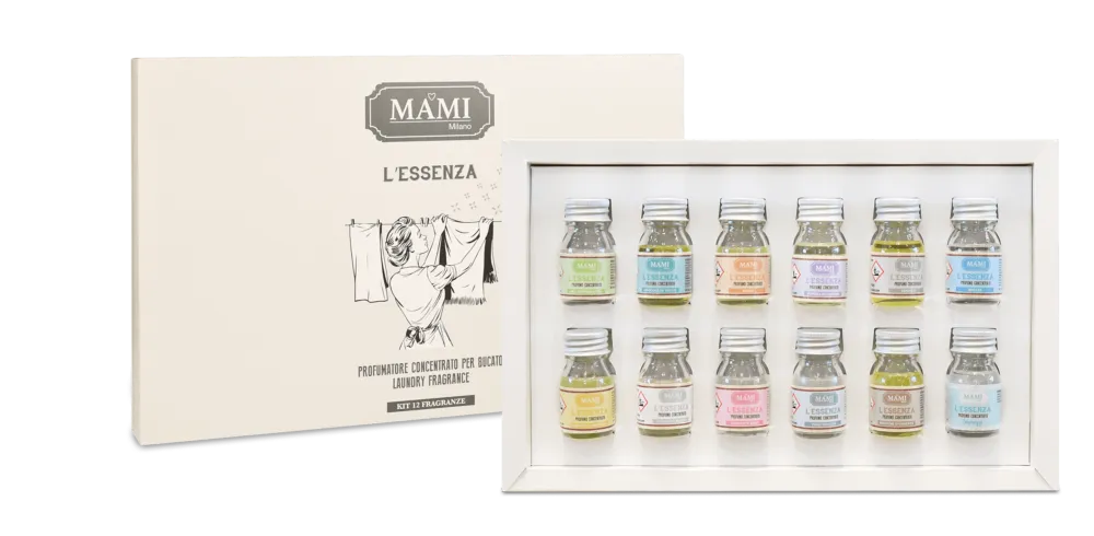 Pagamento Sicuro MAMI Milano - L‘Essenza Kit 12 Tester Bucato MB-TESTER12