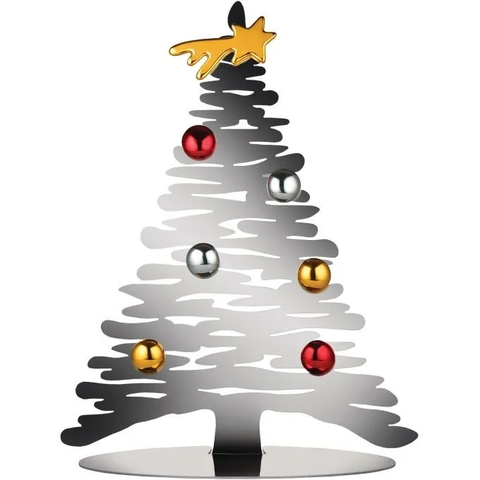 Spedito Oggi Alessi - Bark for Christmas Cromo BM06