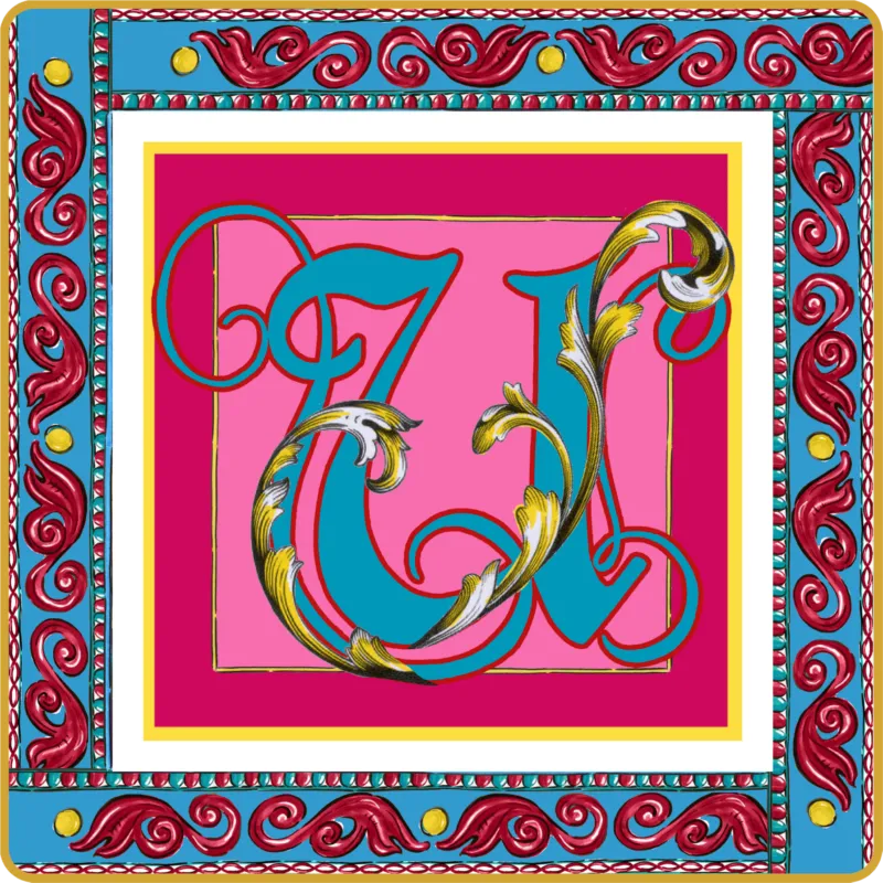Baci Milano - Svuotatasche Ortigia Alphabet U 15X15cm Ultime Pezzi