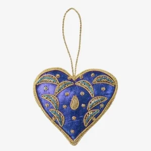 Baci Milano - Decorazione Cuore Blu- XDEC.NAT15 Direttamente Dal Produttore