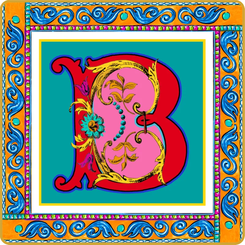 Baci Milano - Svuotatasche Ortigia Alphabet B 15X15cm Promo Stagionale