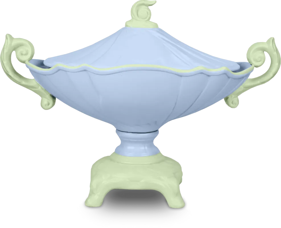 Pagamento Sicuro Baci Milano - Centrotavola Firenze Azzurro 18 x 36