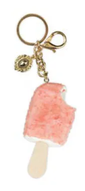 Consegna Rapida Baci Milano - Portachiavi Gelato Arancio Cake & Fashion KEY.ICE04