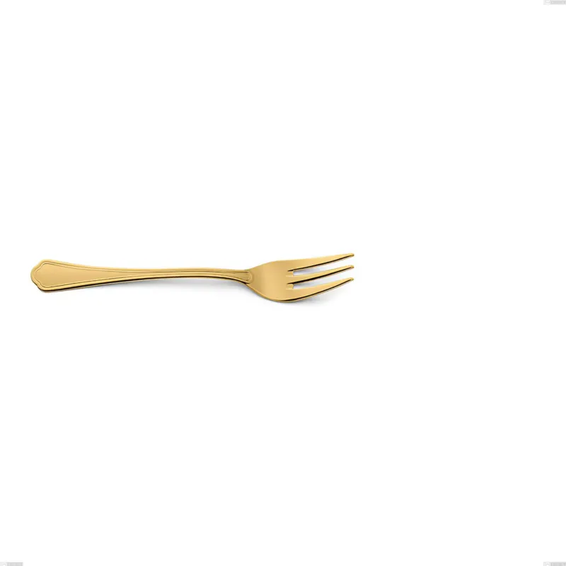 Professionale Forchetta dolce Domus Gold, Acciaio 18/10, lunghezza 152 mm spessore 3 mm trattamento PVD Gold Eme Posaterie