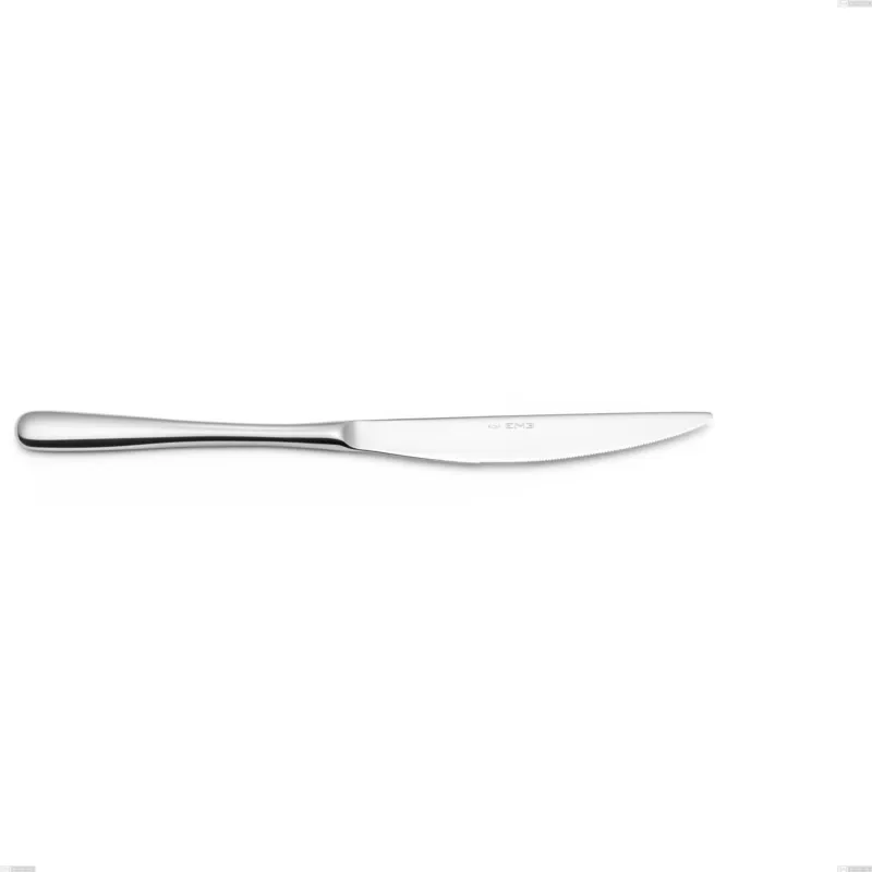 Prezzo Scontato Coltello da tavola OPERA in acciaio 18.10 AISI430 5 mm, Lunghezza 230 mm manico in acciaio lavabili in lavastoviglie Eme Posaterie