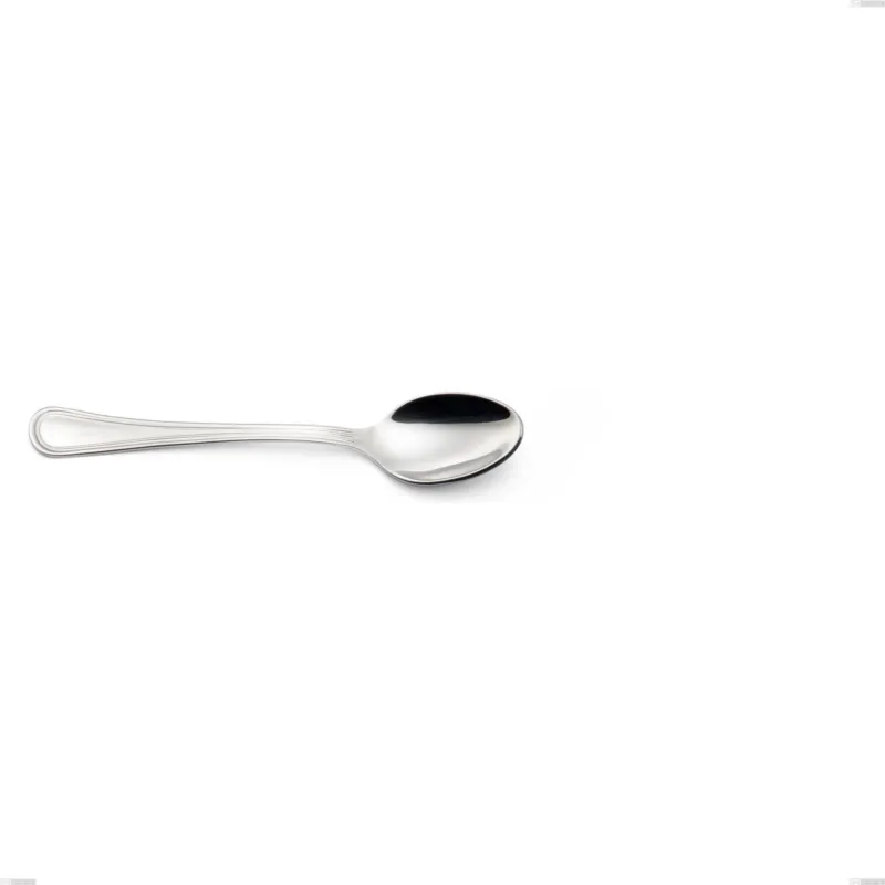Cucchiaino da caffè IMPERO in acciaio 18.10 AISI430, lunghezza 142 mm - spessore 2,5 mm manico in acciaio lucido lavabili in lavastoviglie Eme Posaterie Quantità Limitata