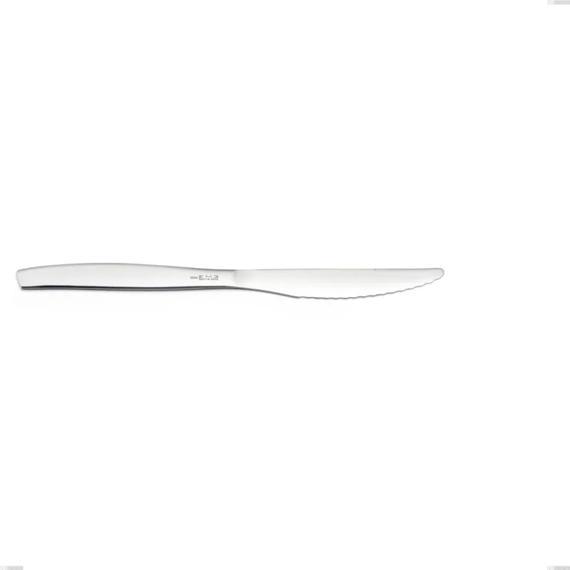 Coltello da tavola SHARK adatto come coltello bistecca in acciaio 18.C AISI430, lunghezza 234 mm manico in acciaio lucido lavabili in lavastoviglie Eme Posaterie Offerta Del Giorno