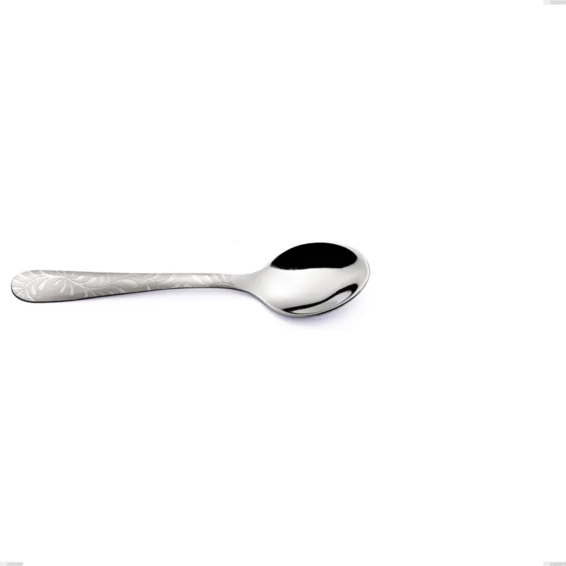Prezzo Conveniente Cucchiaino moka Segno Mediterraneo, Acciaio 18/10 (aisi 304) incisione laser, spessore 1.8 mm, lunghezza 111 mm Eme Posaterie