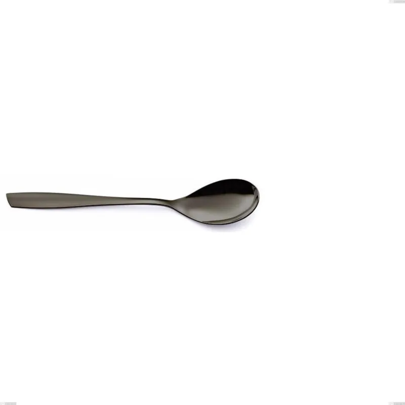 Esclusivo Cucchiaino frutta Eleven Acciaio inox 18/10 PVD Black Eleven lunghezza 190 mm spessore 2,5 mm nero Eme Posaterie