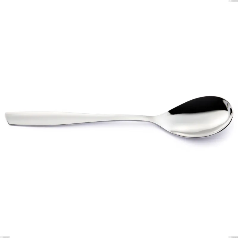 Cucchiaio da tavola ELEVEN in acciaio 18.10 AISI304 2.5 mm , lunghezza 220 mm finitura lucido a specchio lavabili in lavastoviglie Eme Posaterie Direttamente Dal Produttore