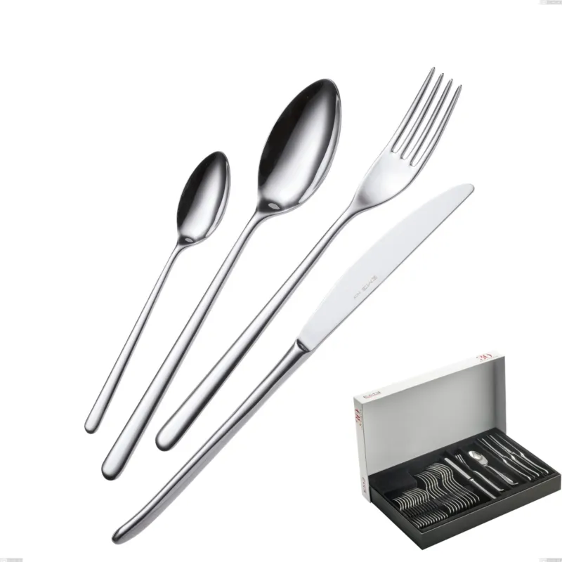 Confezione Panoramica 30 pezzi Venice, Acciaio inox 18/10 (AISI304), spessore 4.00 mm Eme Posaterie Occasione Imperdibile
