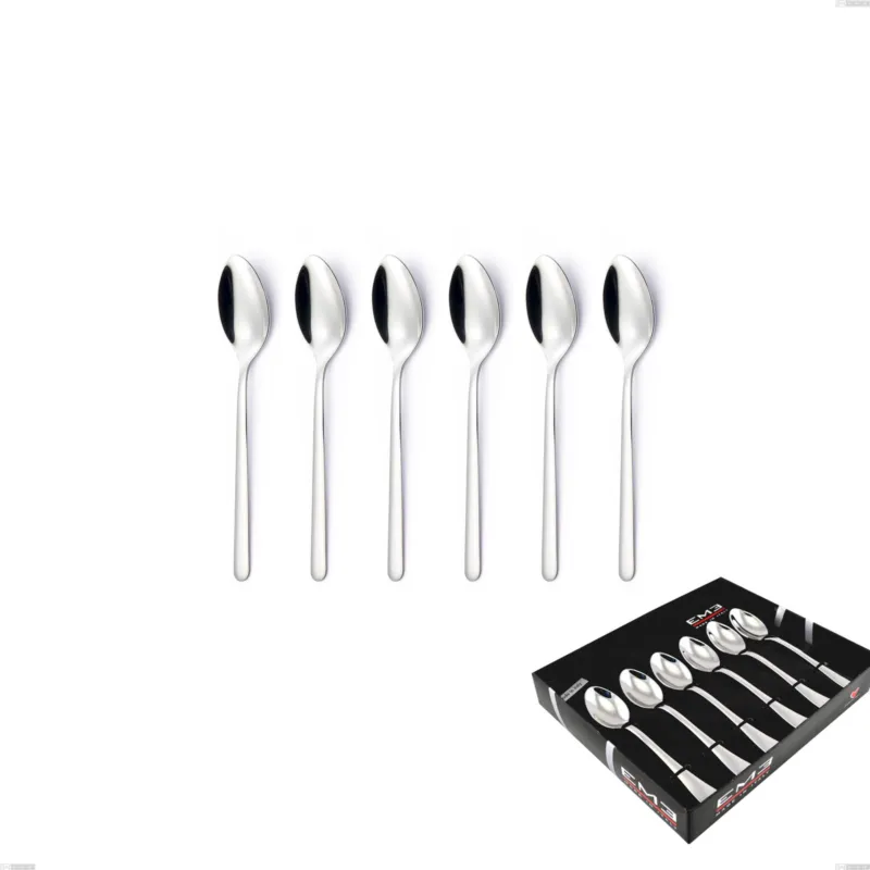 Promozione Confezione vetrina 6 pezzi caffè Venice, 152 mm Acciaio inox 18/10 (AISI304), spessore 4.00 mm Eme Posaterie